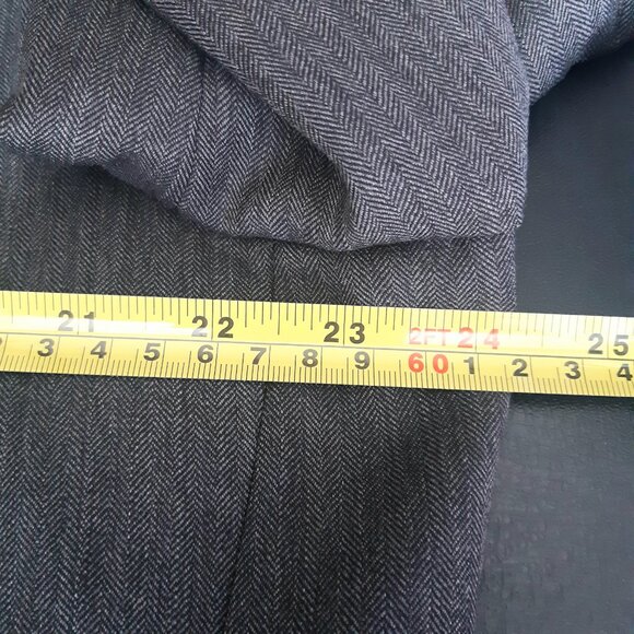 Boulevard Club SZ 46R 100% Wool Light Charcoal Herringbone Men's Sport Jacket - Picture 11 of 14